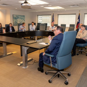 TECO's Steve Swinson briefed Secretary of Energy Rick Perry on TECO's district energy system.