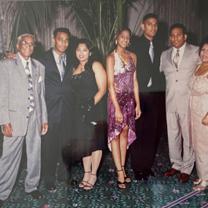 Ram Goonie and family, TECO awards banquet 2001.